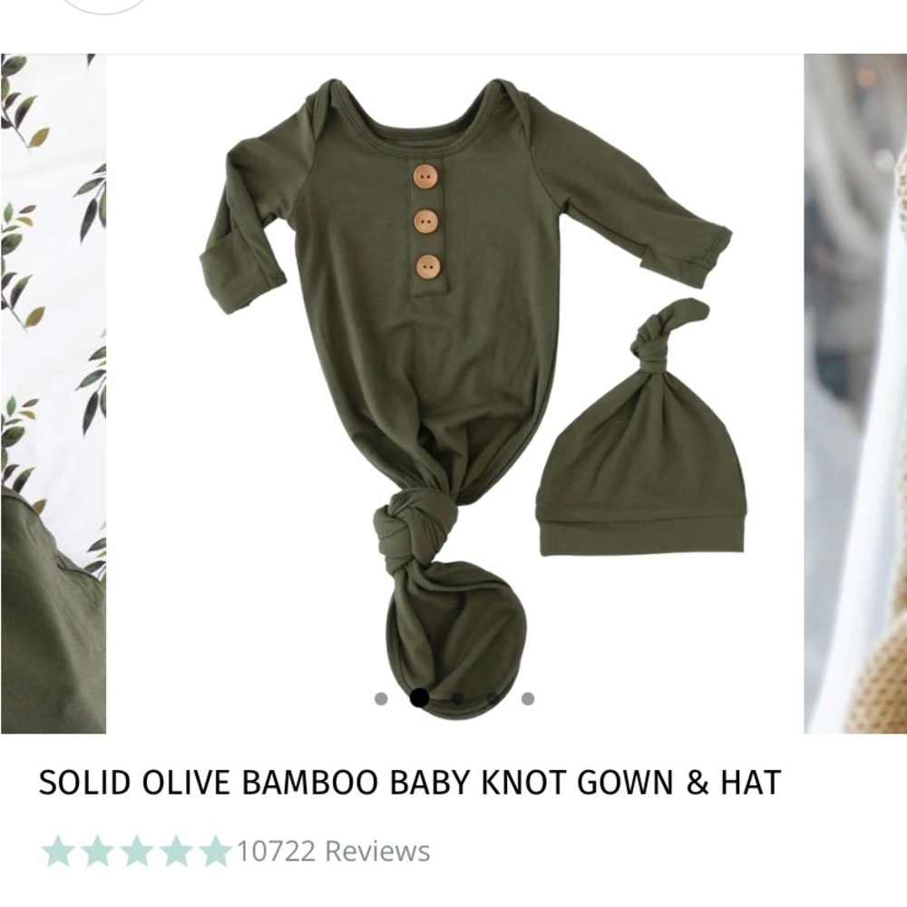 Caden Lane Baby Knot Gown
